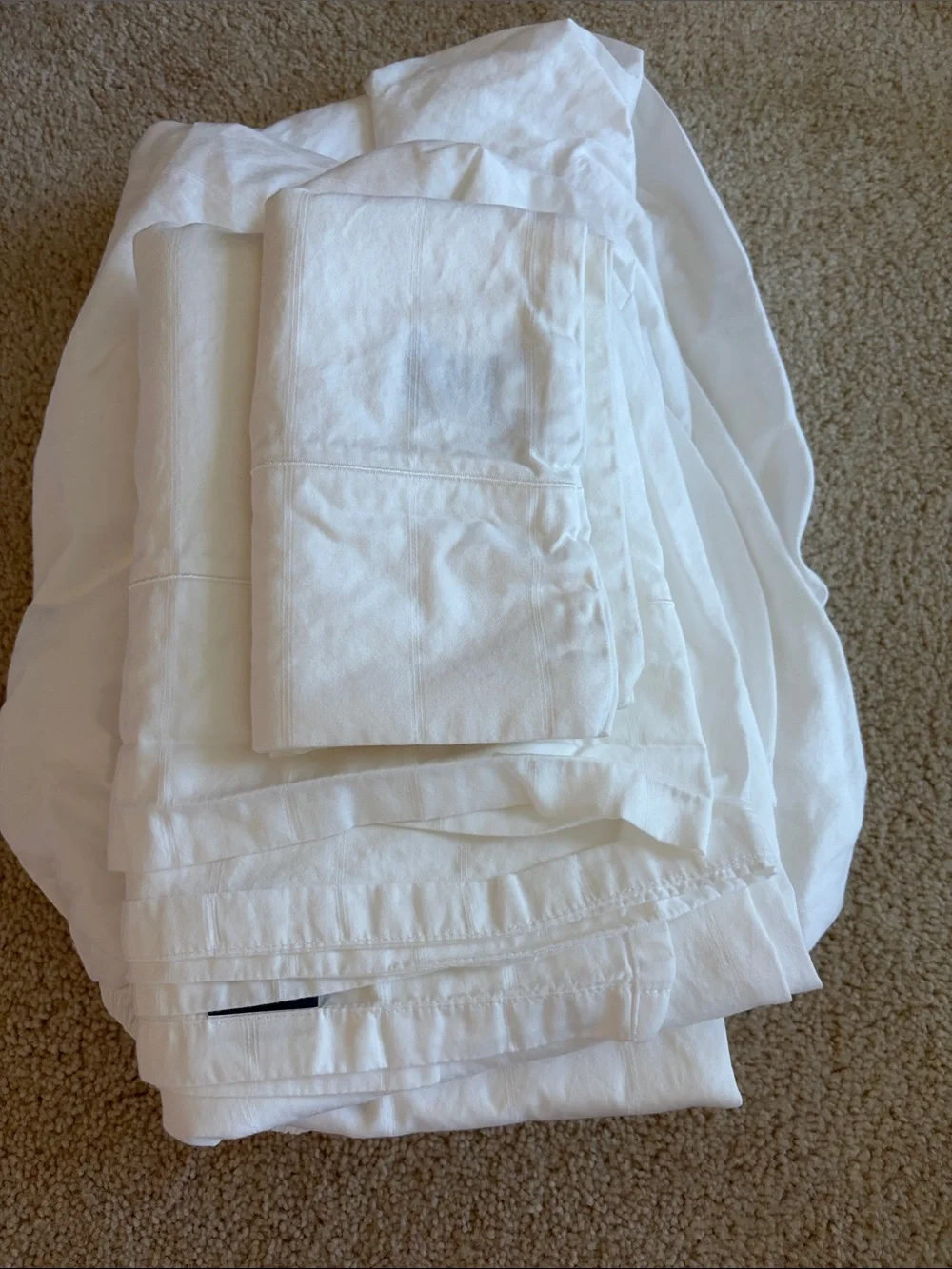 Charter Club Sleep Cool Twin XL White Sheet Set